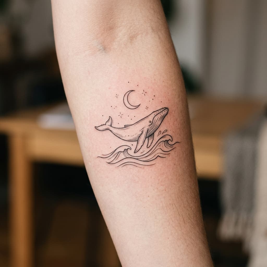 High-fidelity fresh tattoo application composite