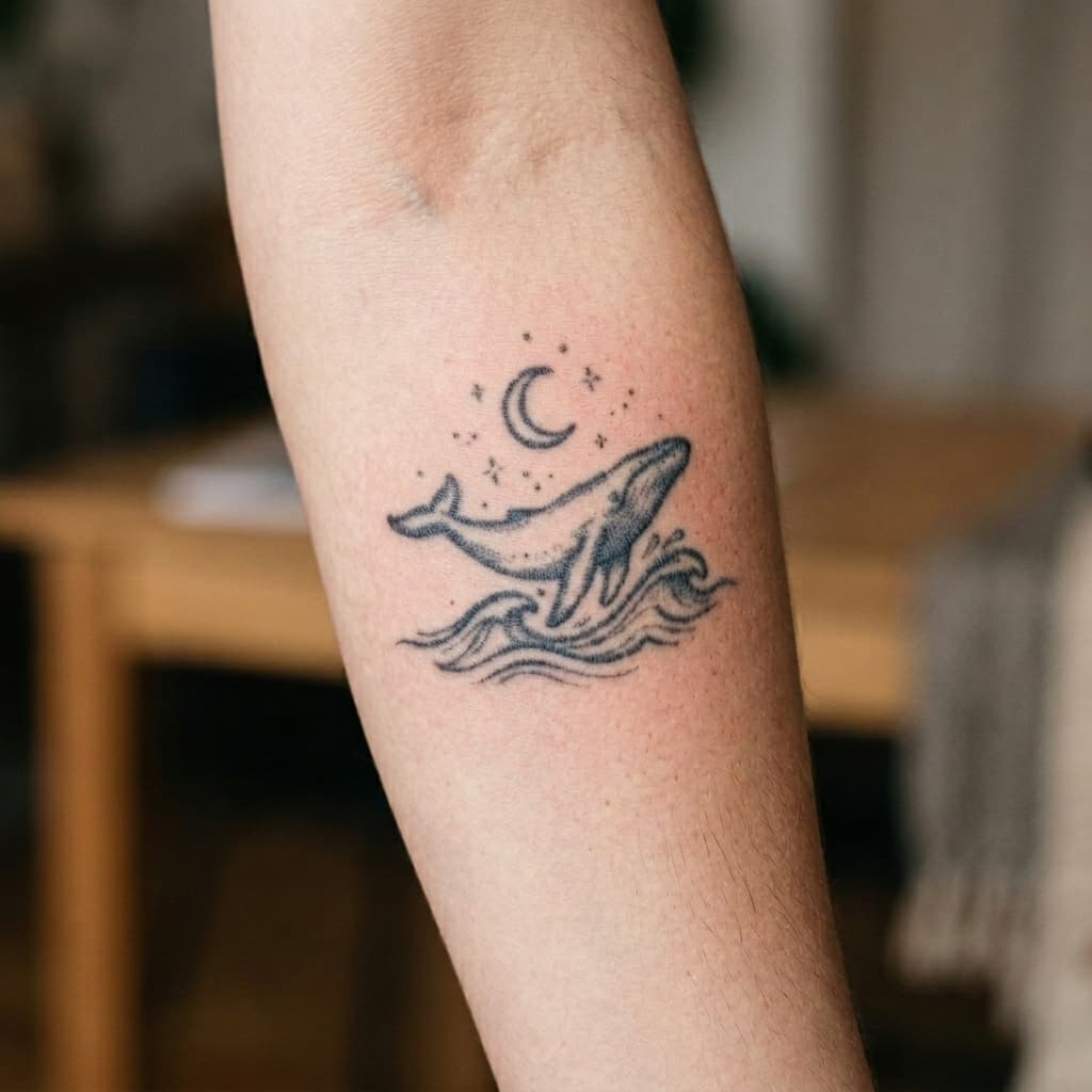 High-fidelity 5-year healed tattoo simulation composite