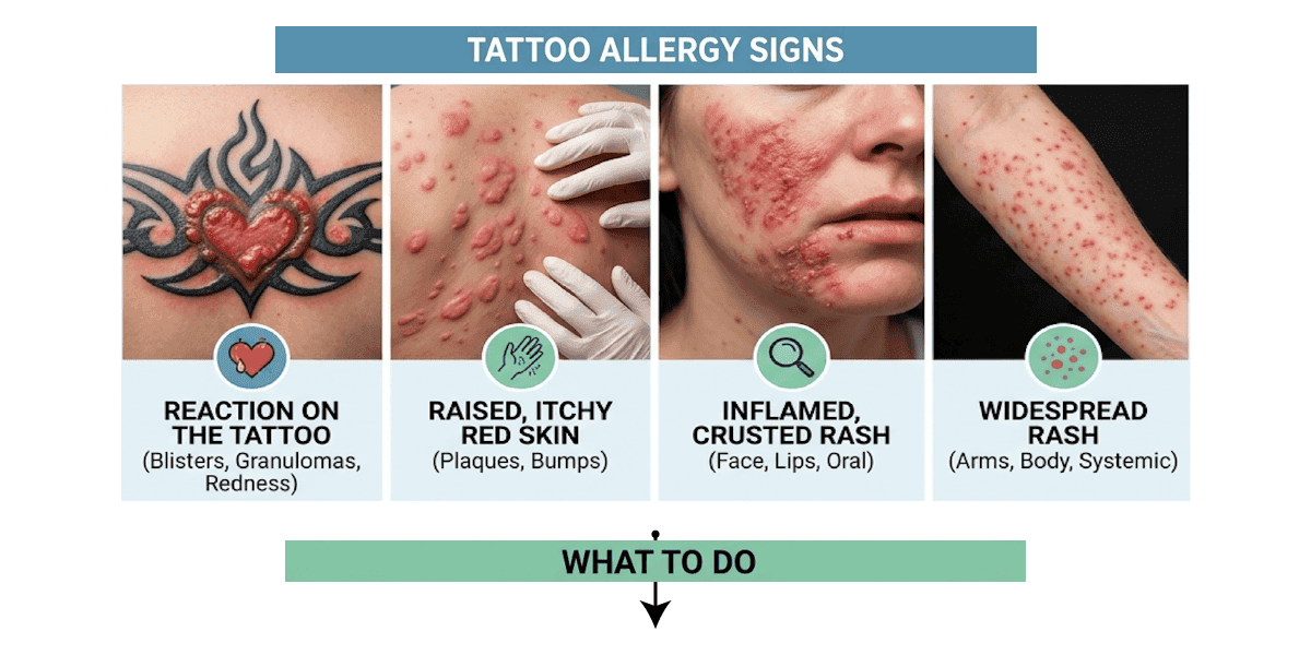 Tattoo Allergy — How to Spot One and What to Do About It