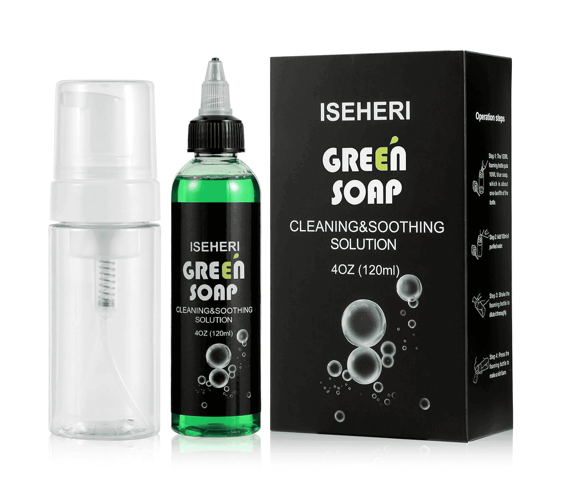 2— ISEHERI GREEN SOAP 4OZ 