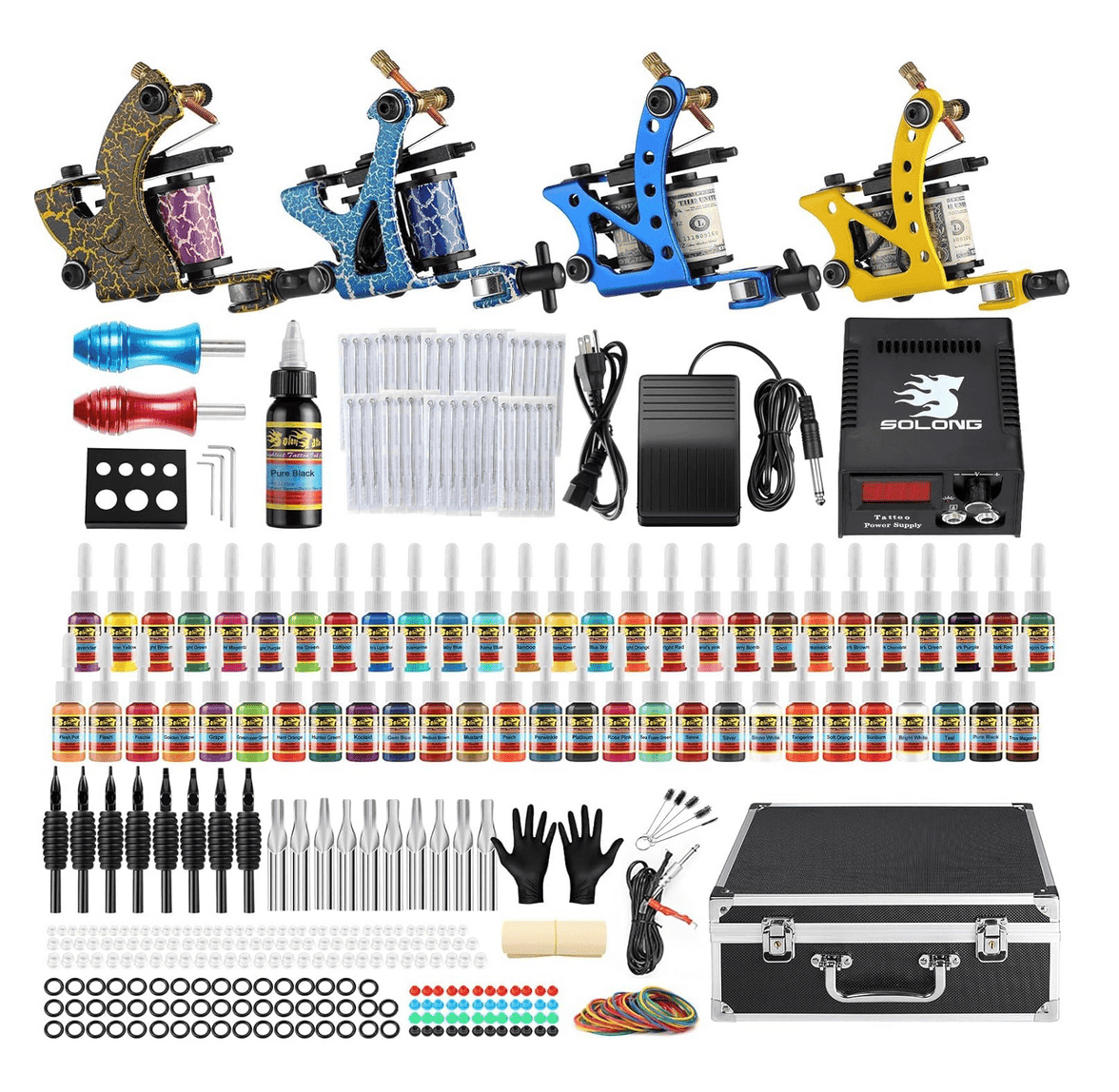 3 — SOLONG COMPLETE TATTOO KIT TK453