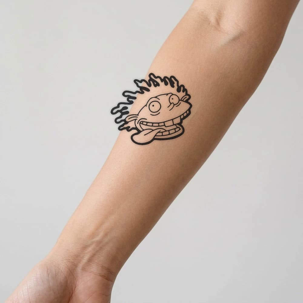High-fidelity fresh tattoo application composite
