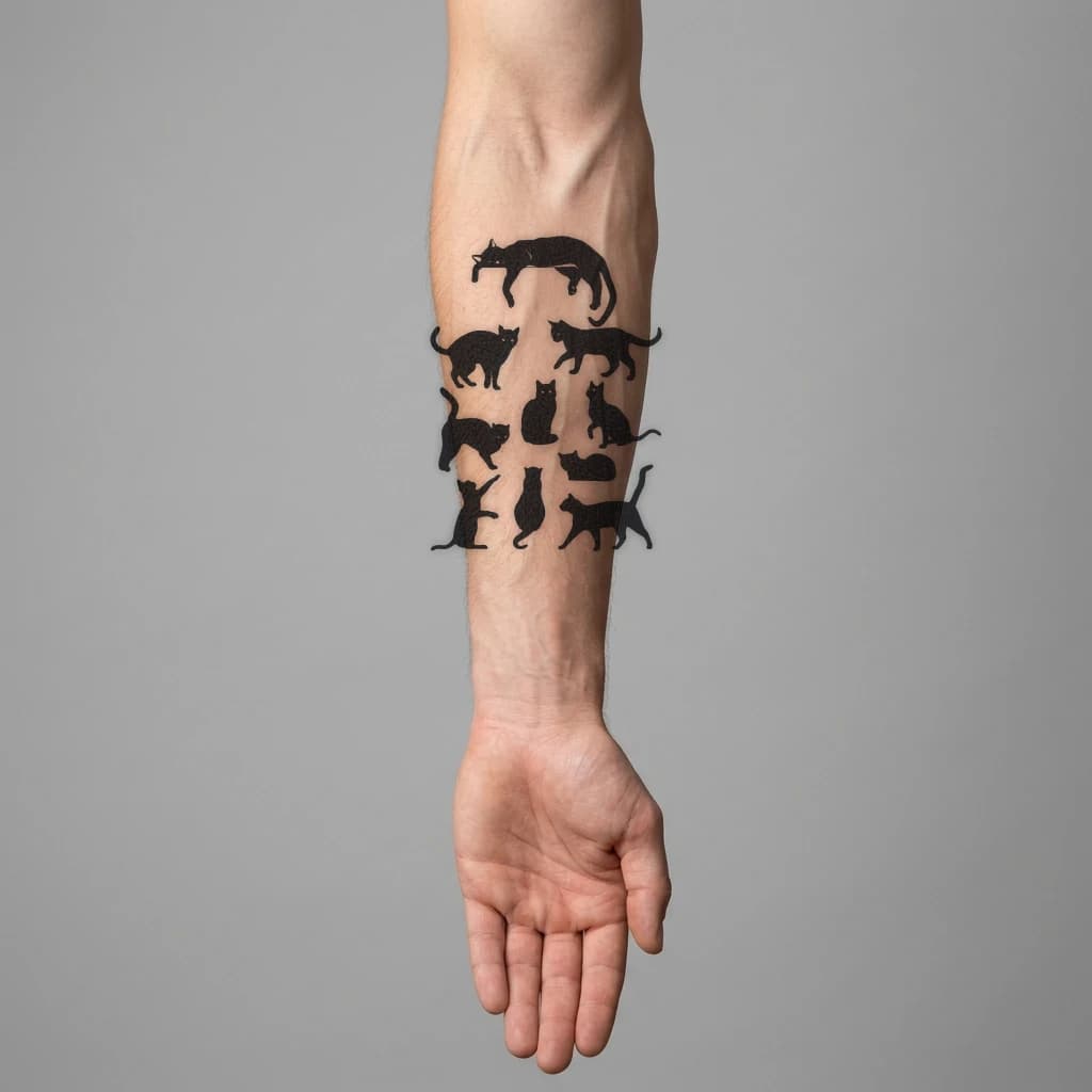 High-fidelity fresh tattoo application composite