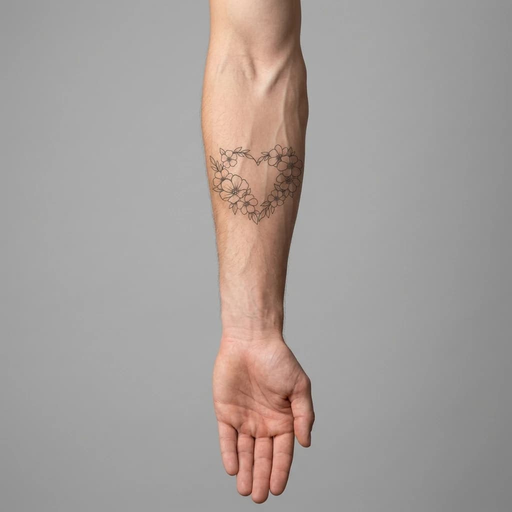 High-fidelity fresh tattoo application composite