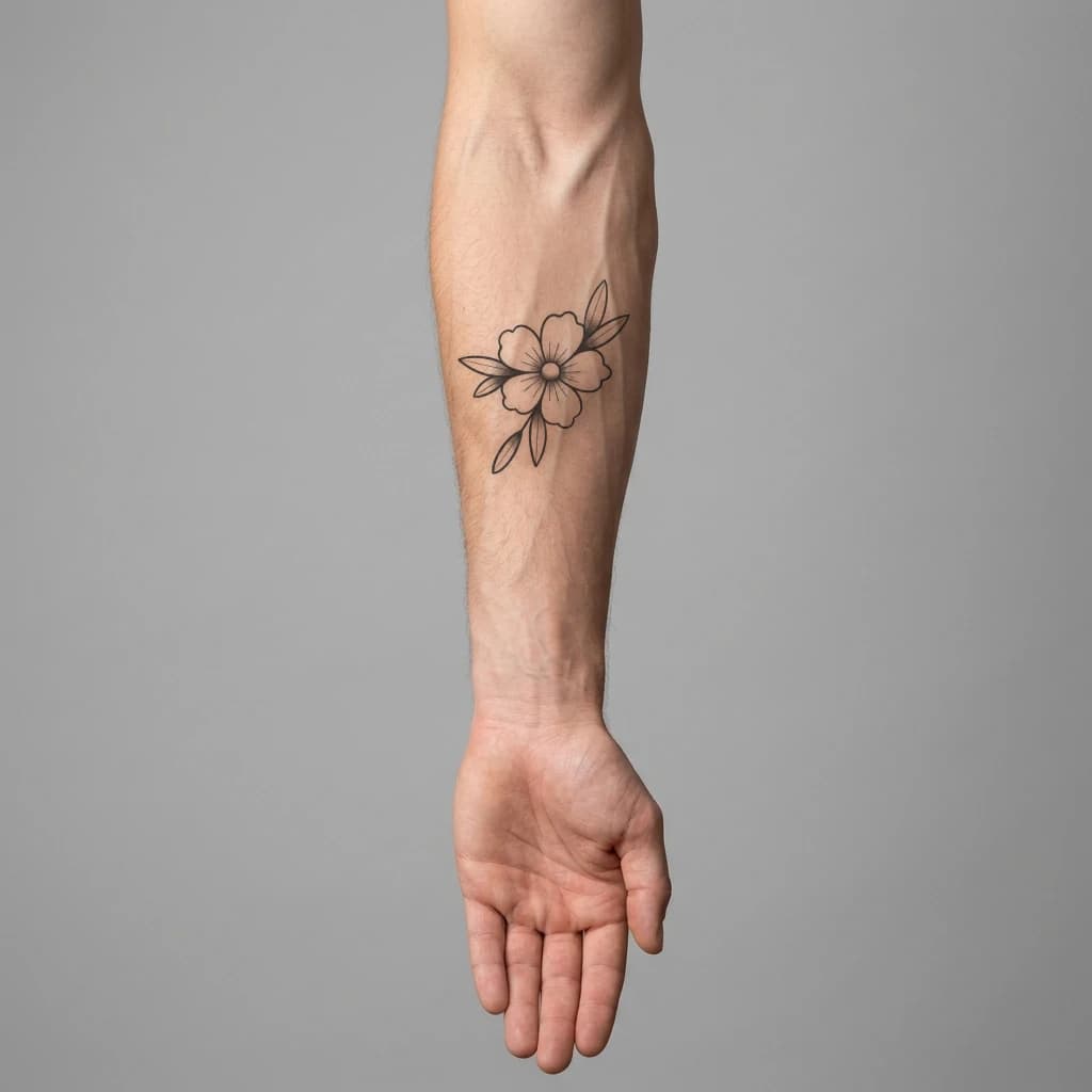 High-fidelity fresh tattoo application composite
