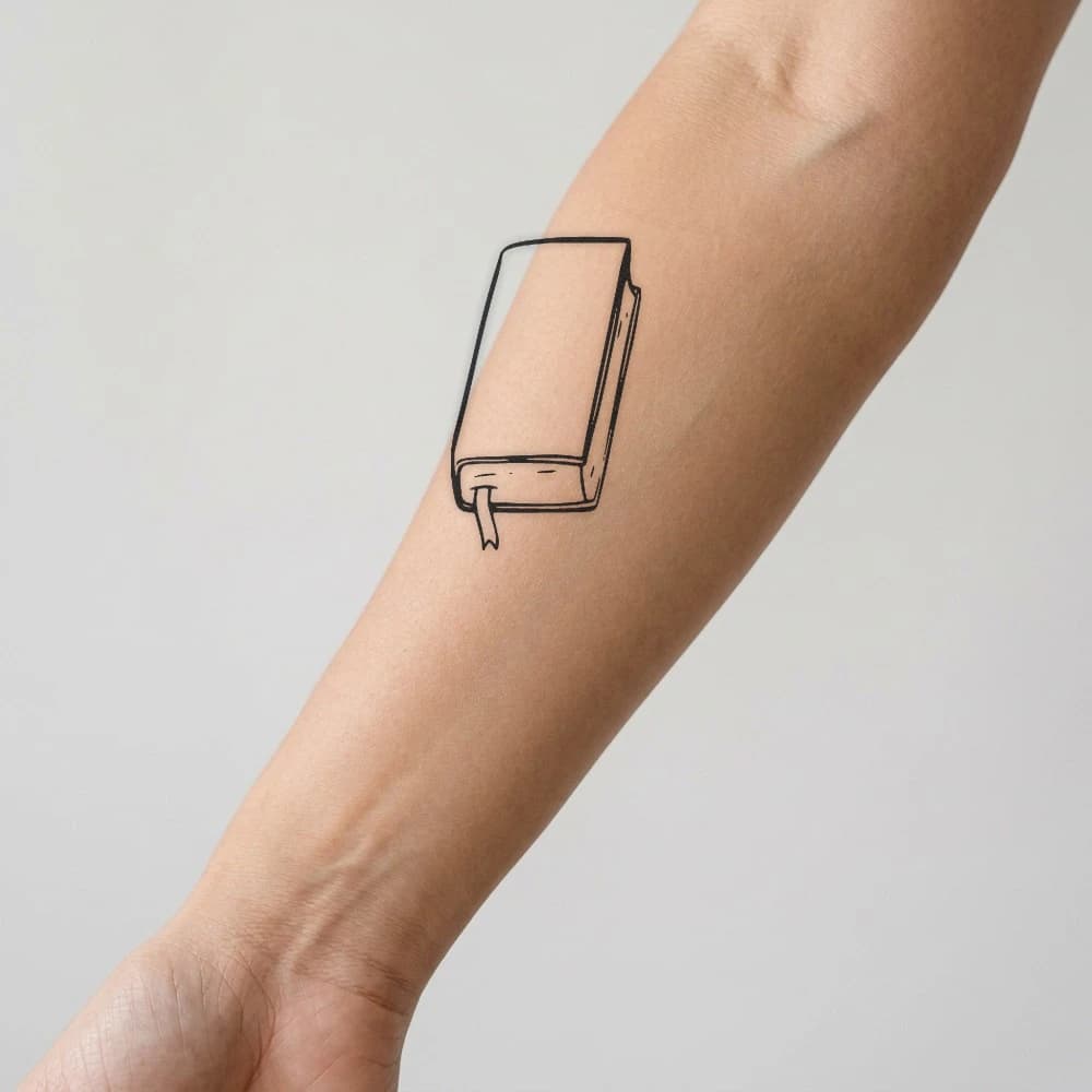 High-fidelity fresh tattoo application composite