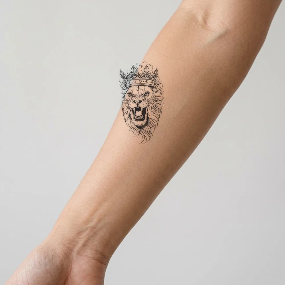 High-fidelity fresh tattoo application composite
