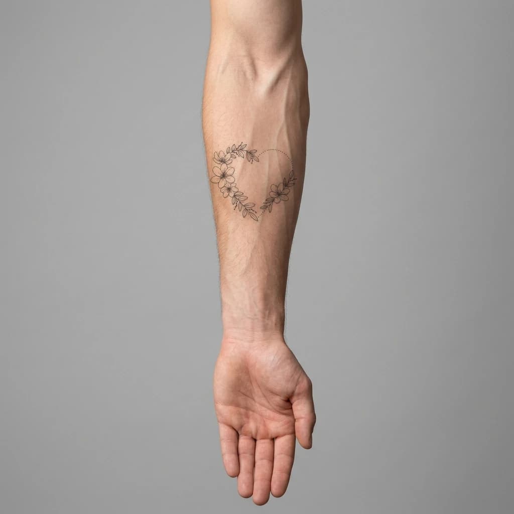 High-fidelity fresh tattoo application composite
