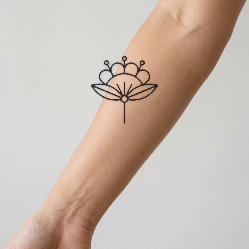 High-fidelity fresh tattoo application composite