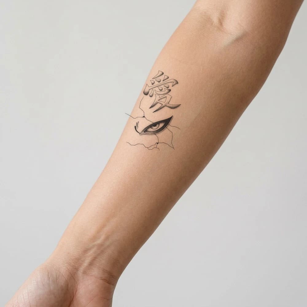 High-fidelity fresh tattoo application composite