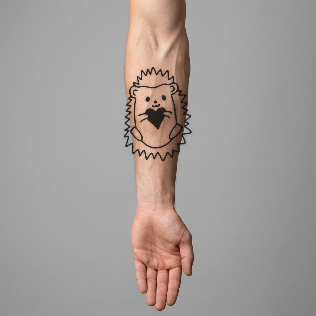 High-fidelity fresh tattoo application composite