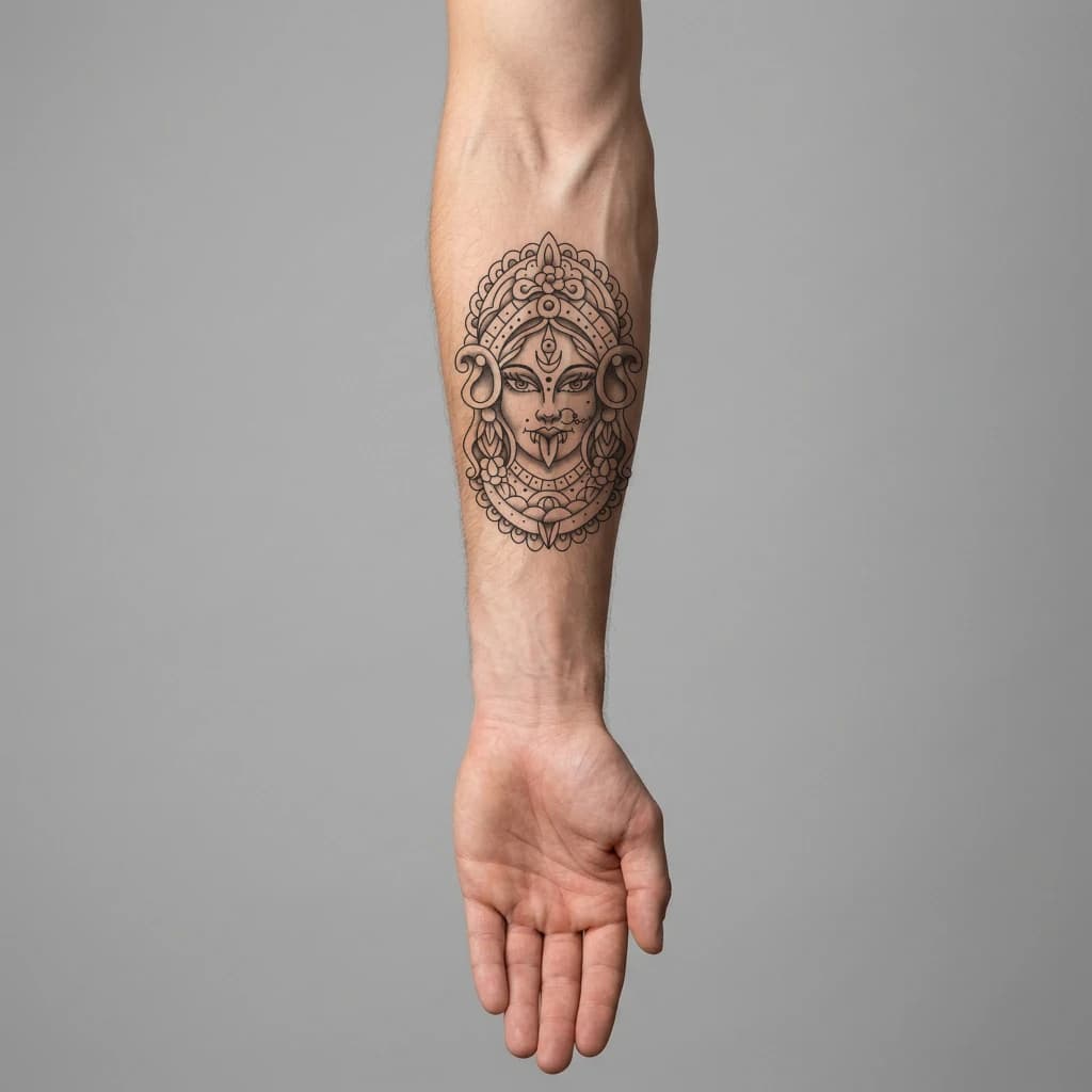 High-fidelity fresh tattoo application composite