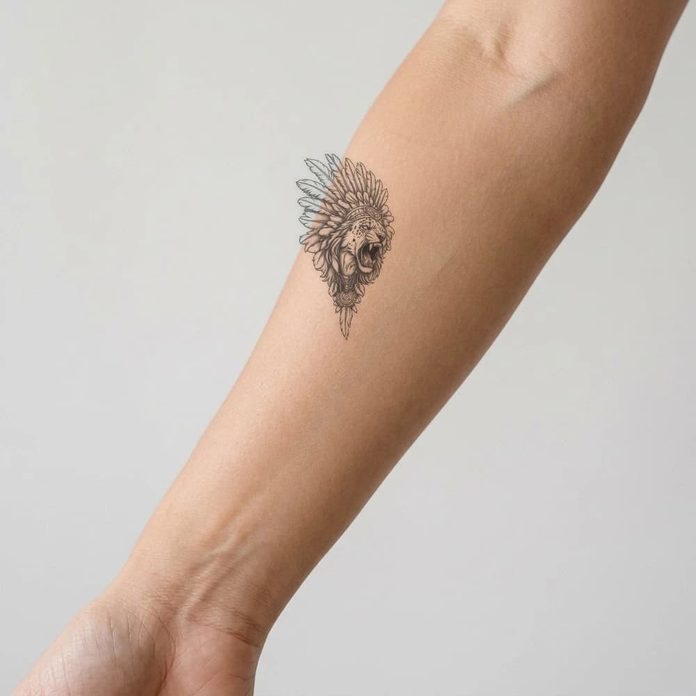 High-fidelity fresh tattoo application composite