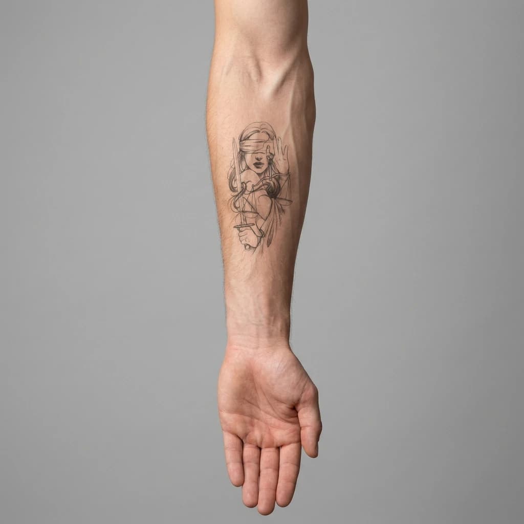 High-fidelity fresh tattoo application composite