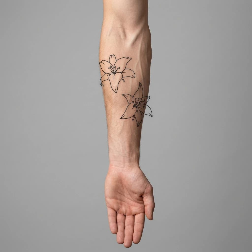 High-fidelity fresh tattoo application composite
