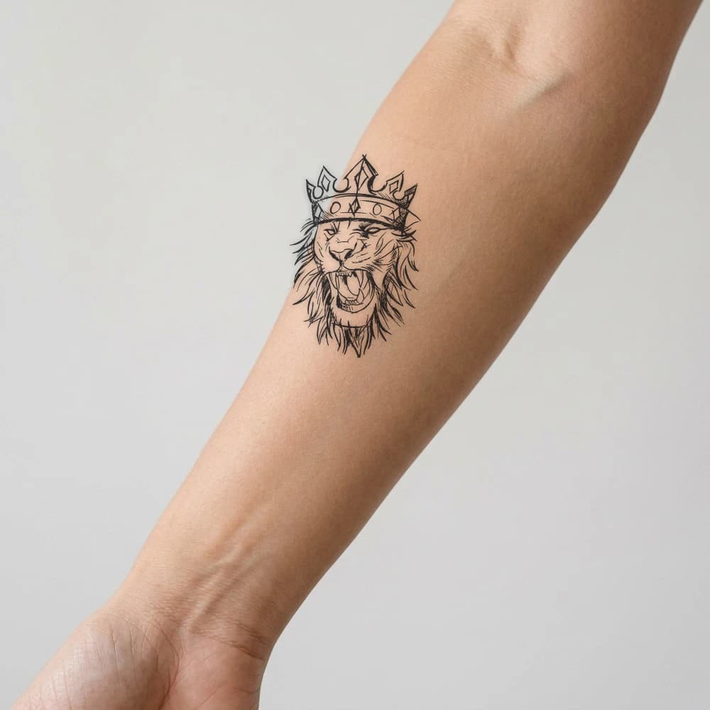 High-fidelity fresh tattoo application composite