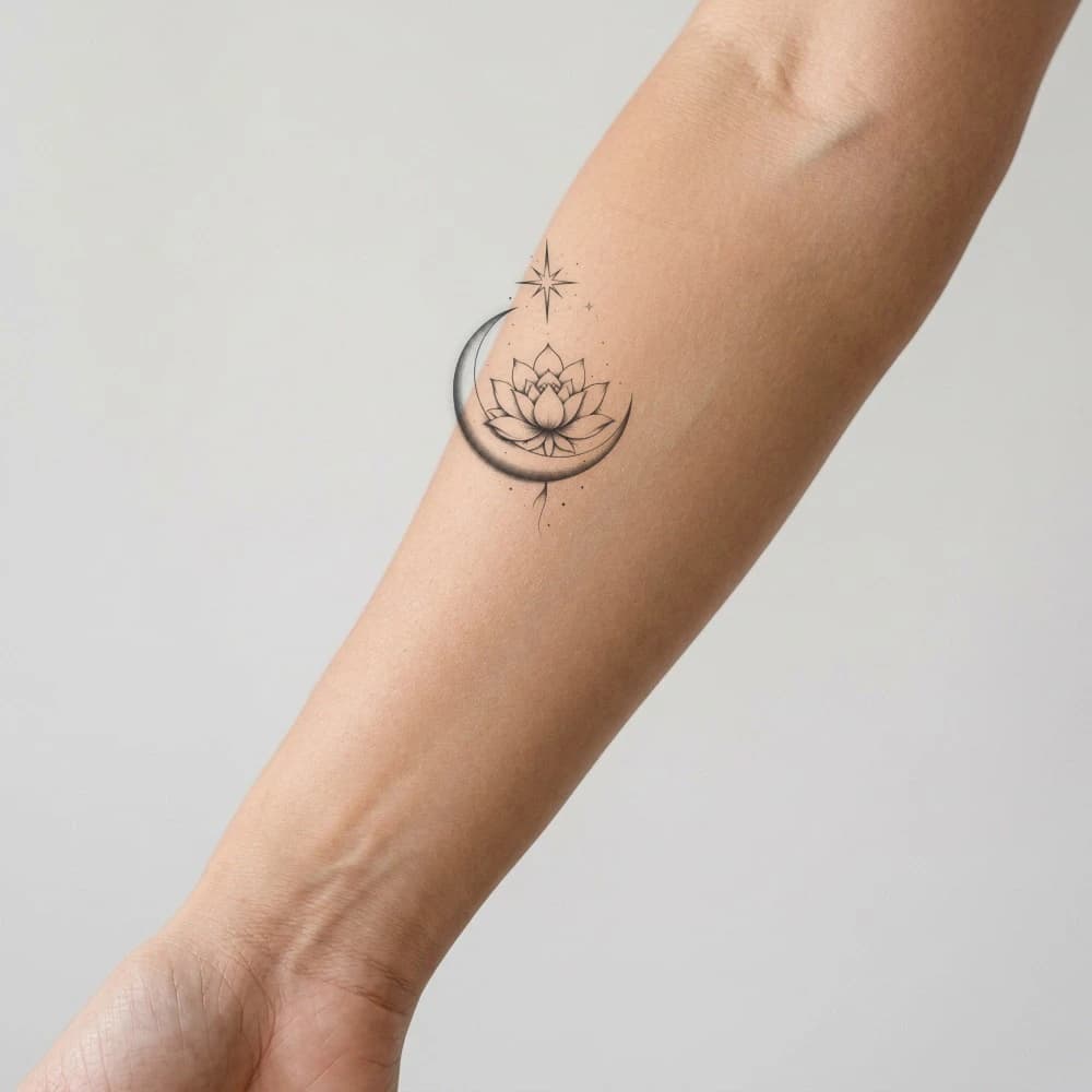 High-fidelity fresh tattoo application composite