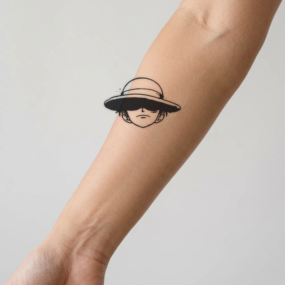 High-fidelity fresh tattoo application composite
