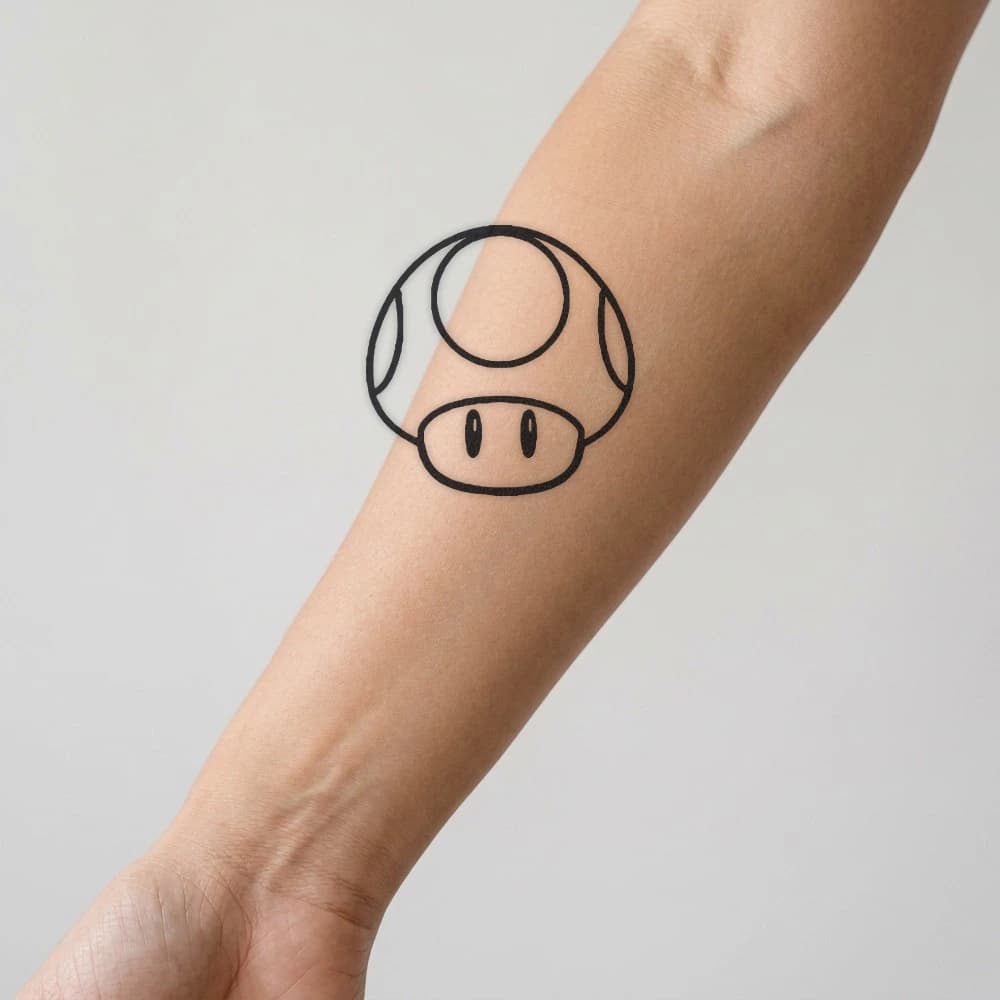 High-fidelity fresh tattoo application composite