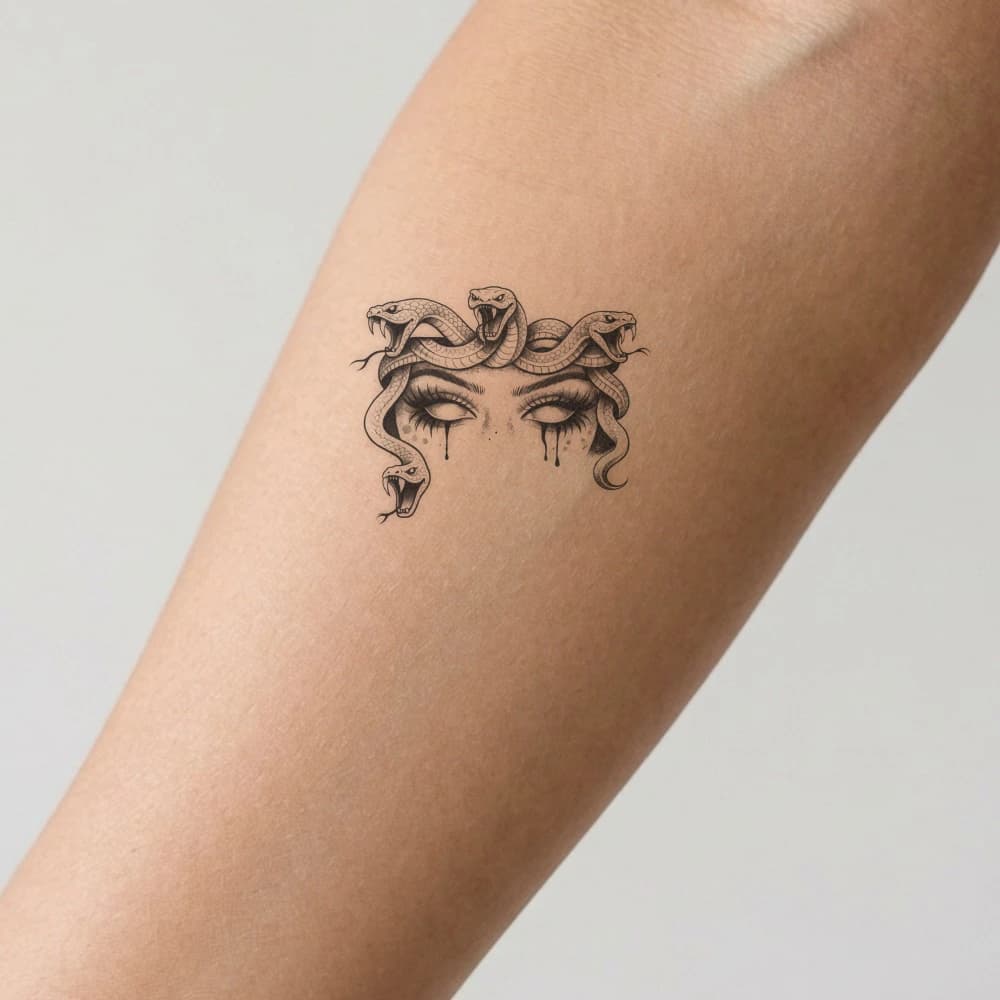 High-fidelity fresh tattoo application composite