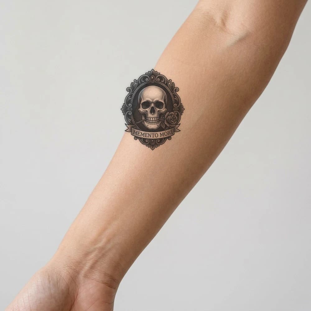 High-fidelity fresh tattoo application composite