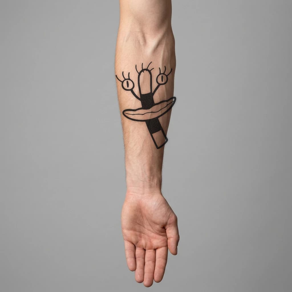 High-fidelity fresh tattoo application composite