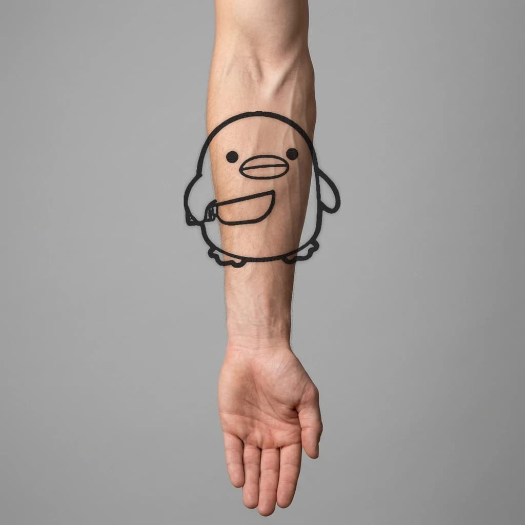 High-fidelity fresh tattoo application composite