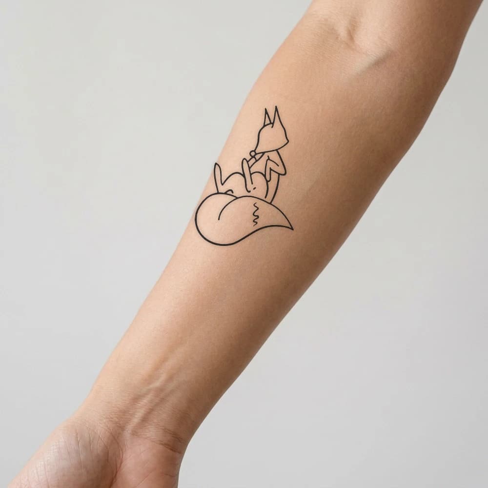 High-fidelity fresh tattoo application composite