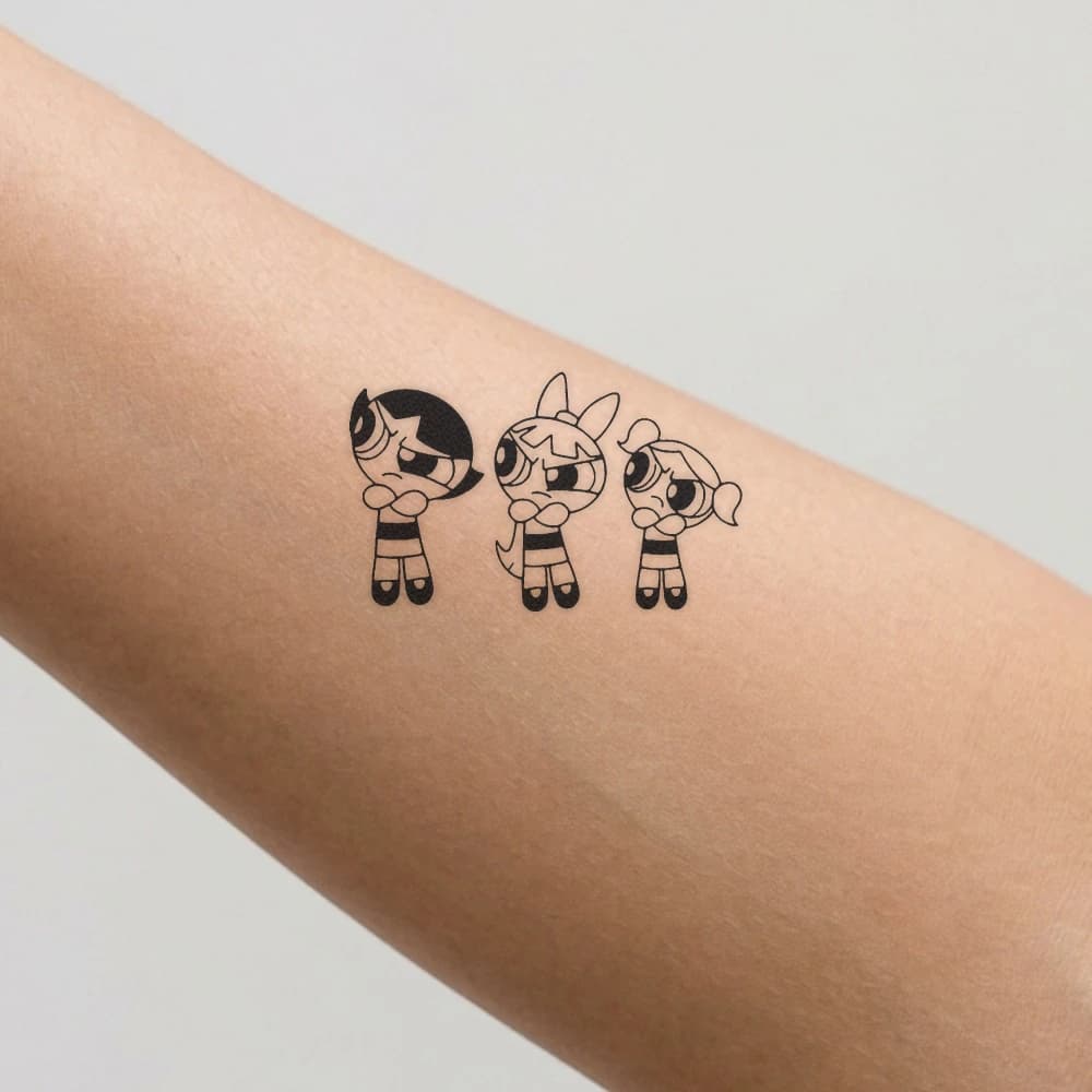 High-fidelity fresh tattoo application composite