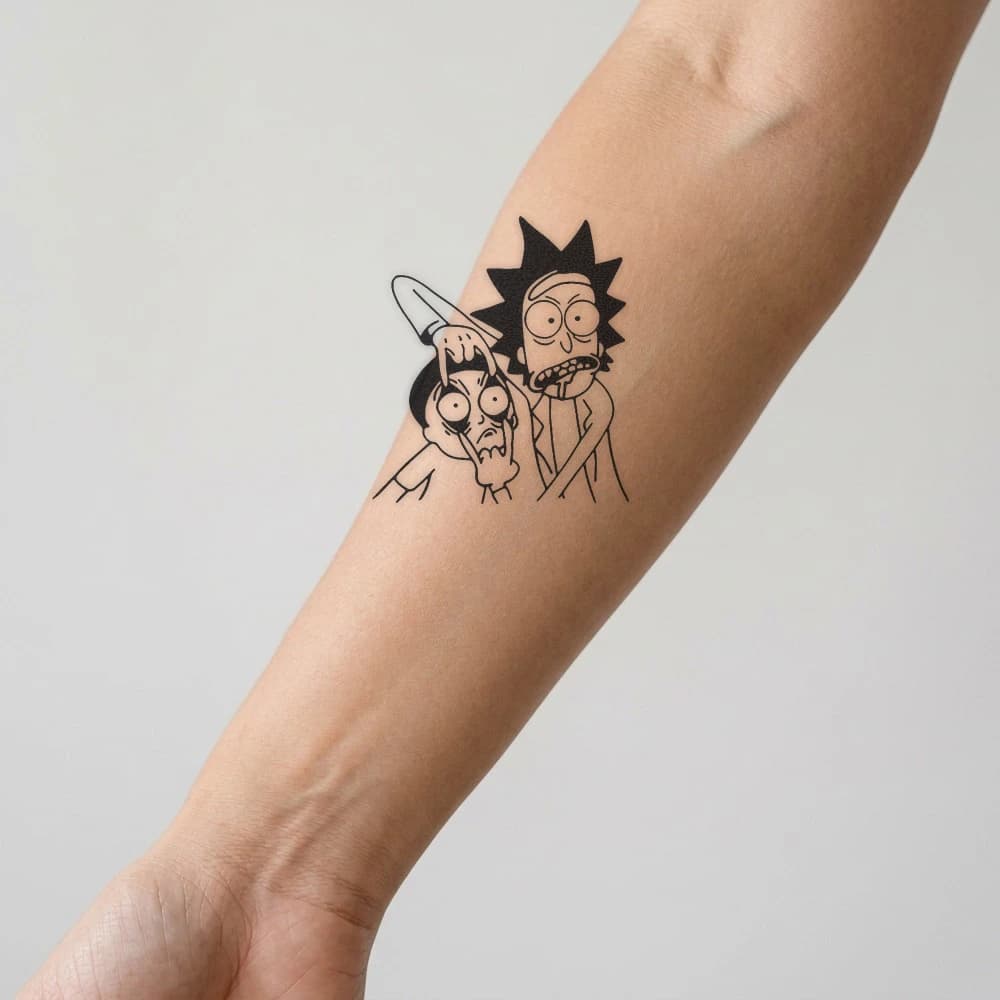 High-fidelity fresh tattoo application composite