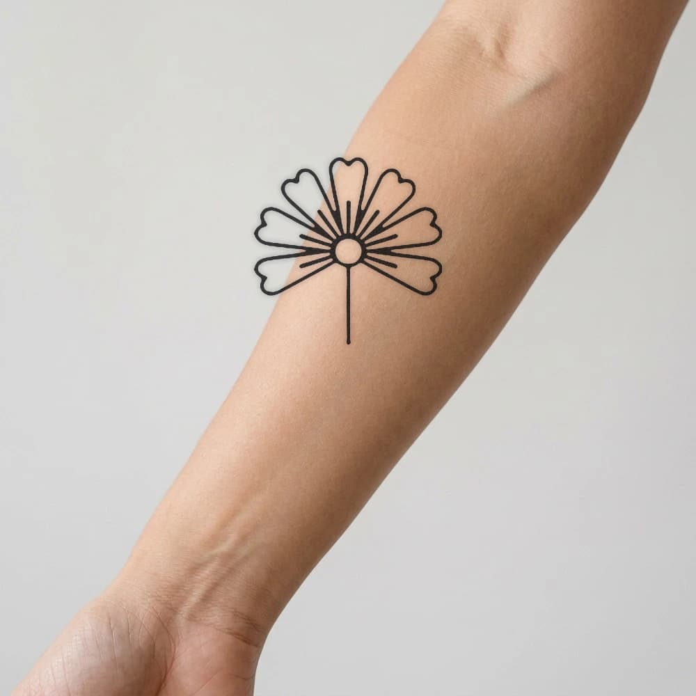 High-fidelity fresh tattoo application composite