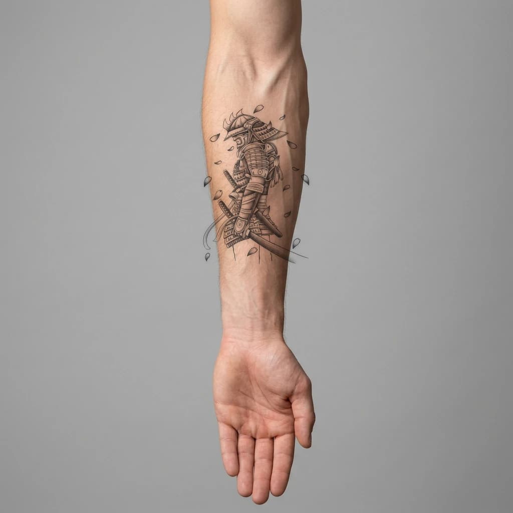 High-fidelity fresh tattoo application composite