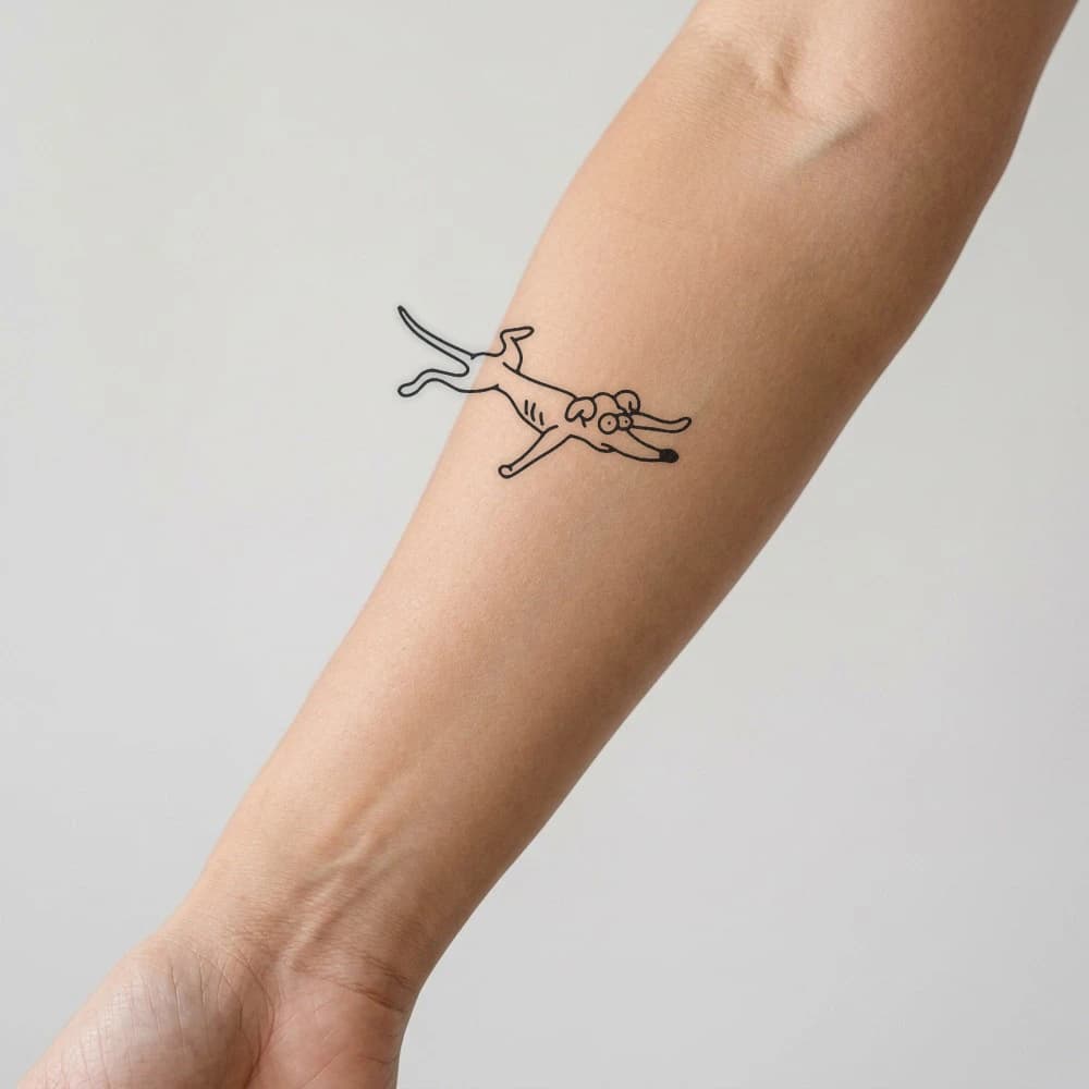 High-fidelity fresh tattoo application composite