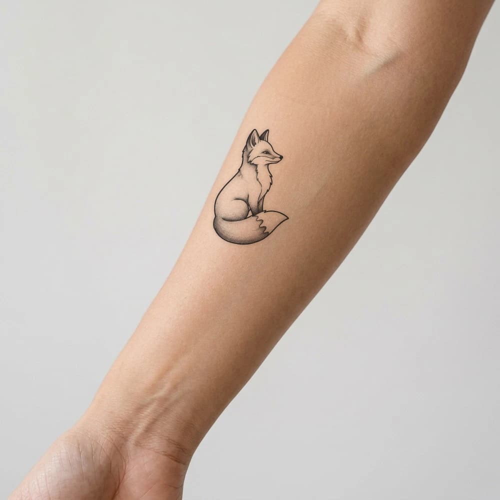 High-fidelity fresh tattoo application composite