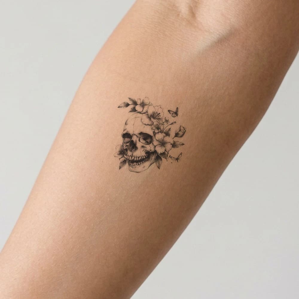 High-fidelity fresh tattoo application composite