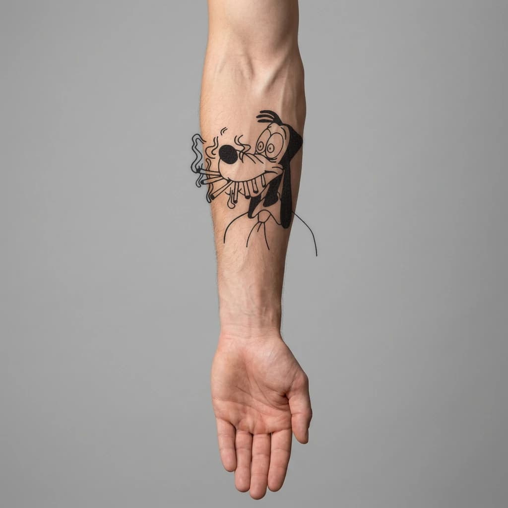 High-fidelity fresh tattoo application composite
