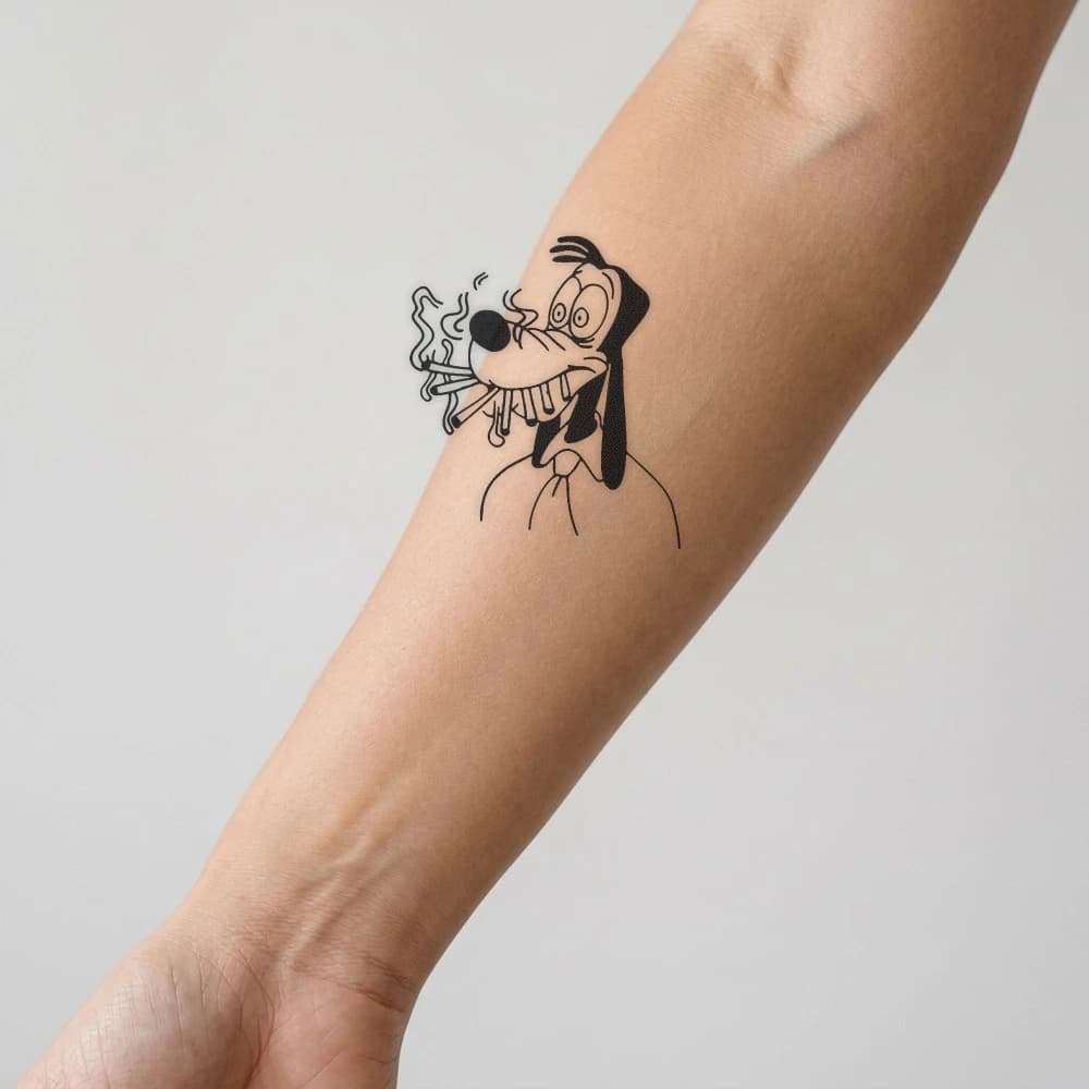 High-fidelity fresh tattoo application composite