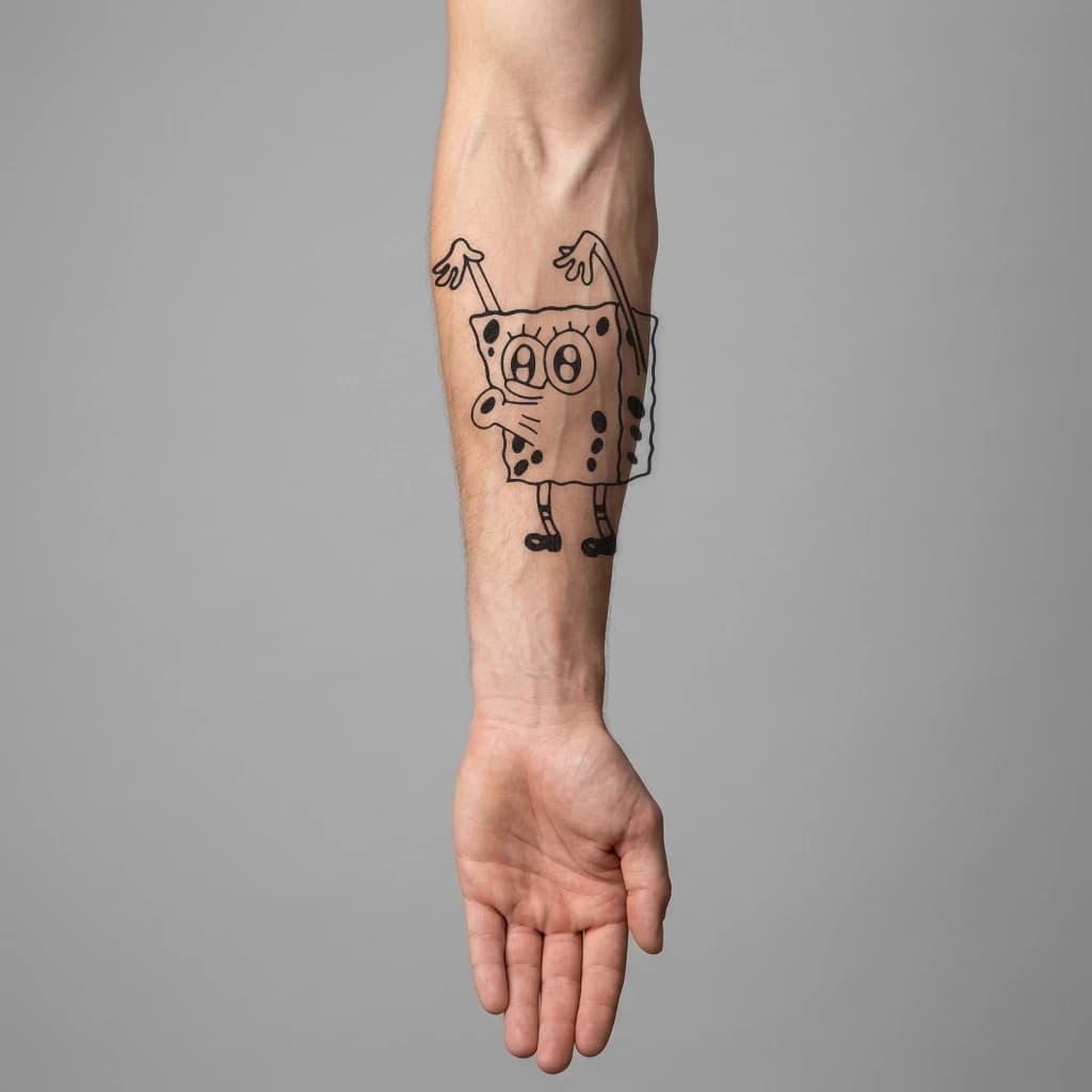 High-fidelity fresh tattoo application composite
