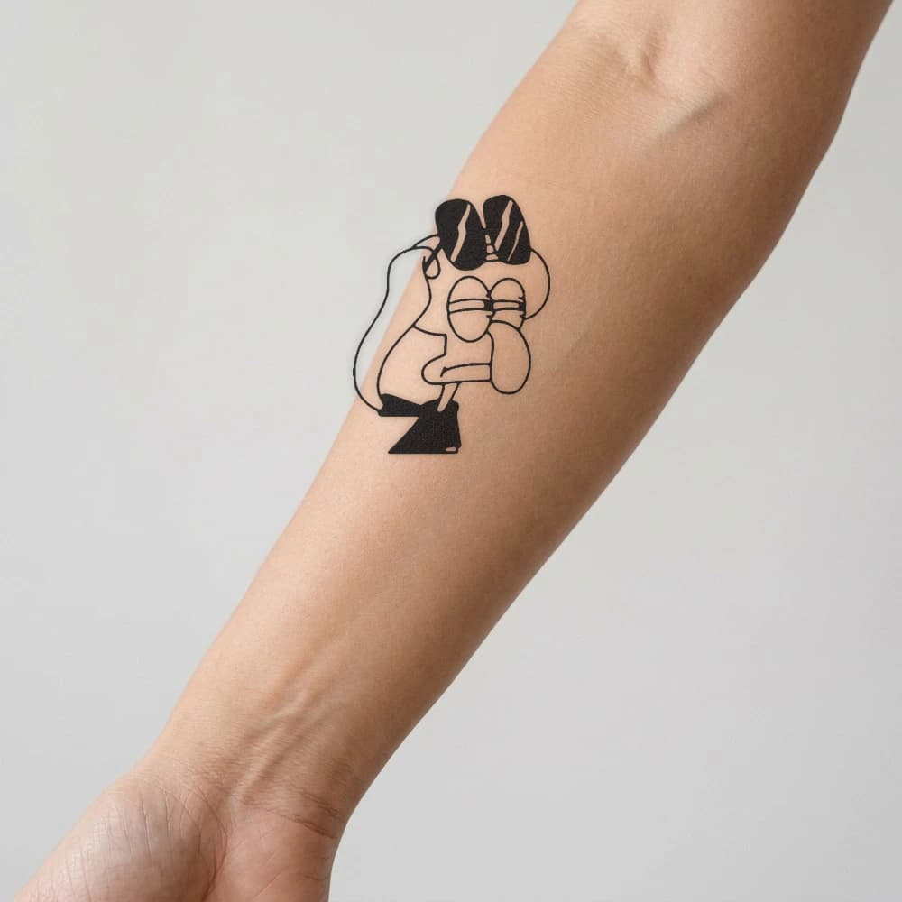 High-fidelity fresh tattoo application composite