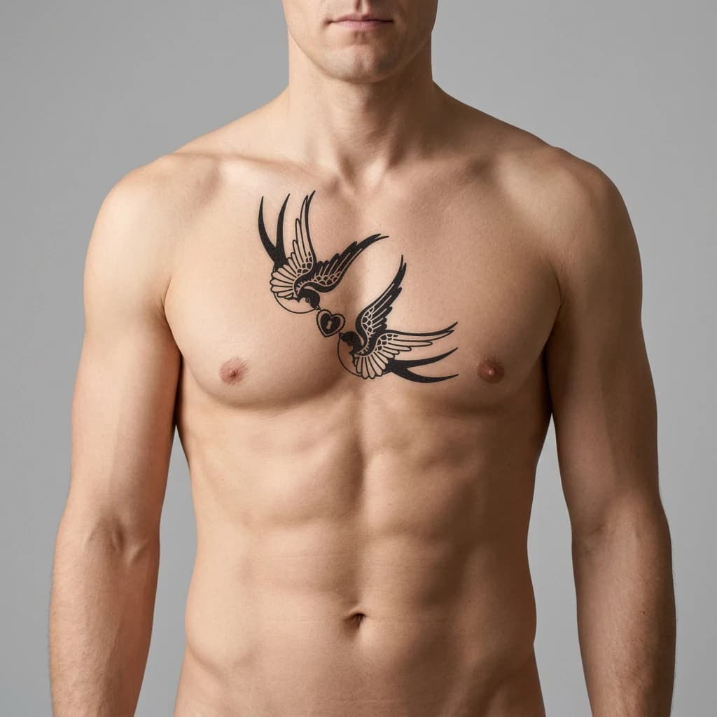 High-fidelity fresh tattoo application composite