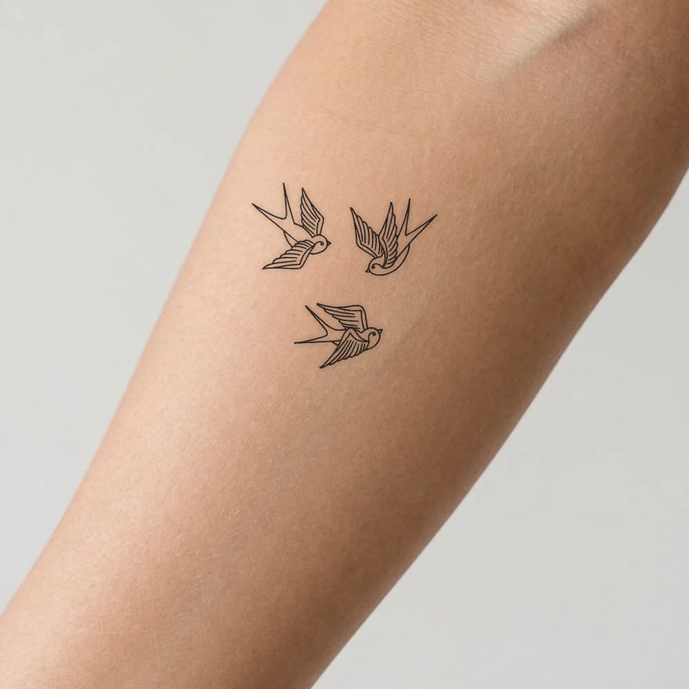 High-fidelity fresh tattoo application composite