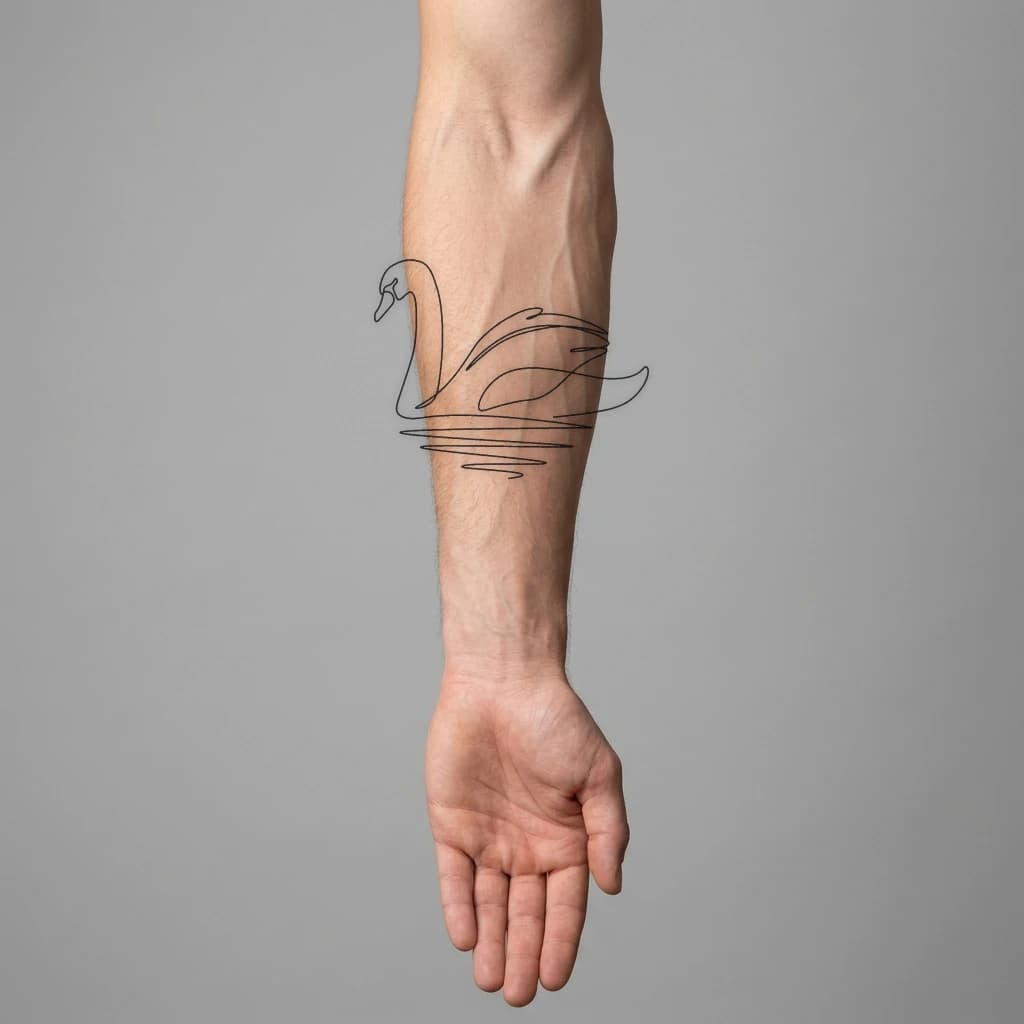 High-fidelity fresh tattoo application composite