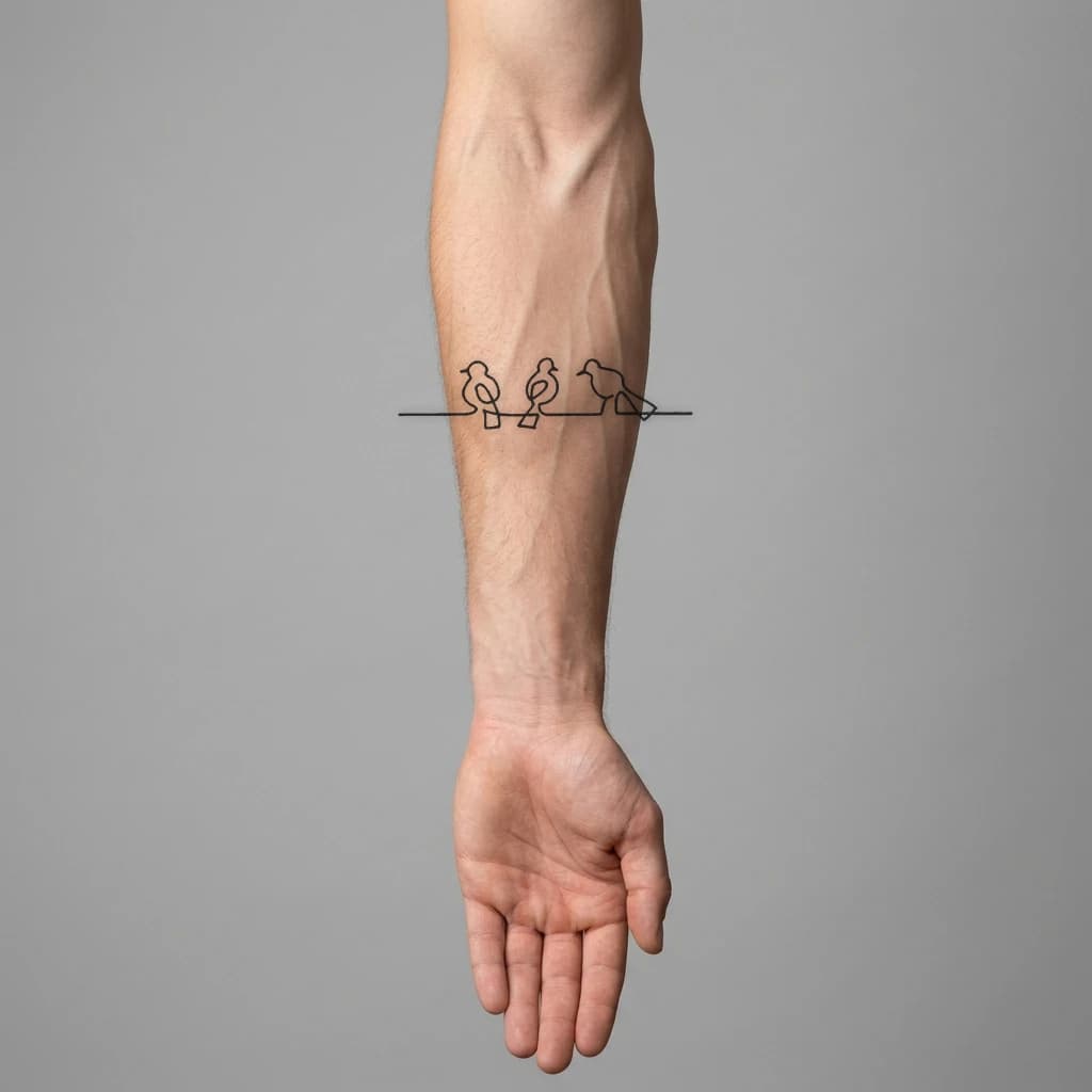 High-fidelity fresh tattoo application composite