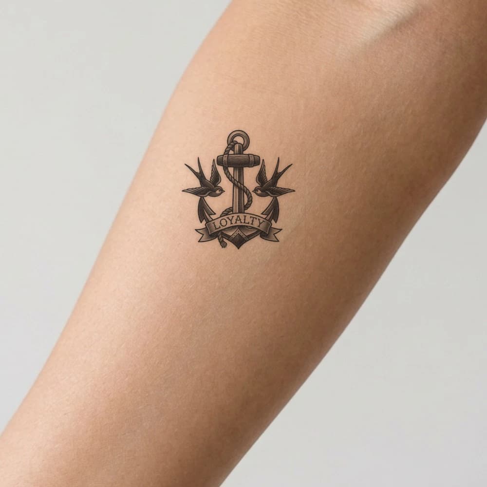 High-fidelity fresh tattoo application composite