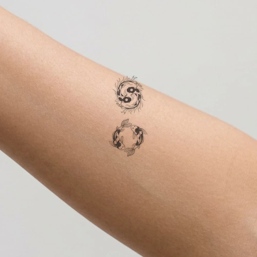 High-fidelity fresh tattoo application composite