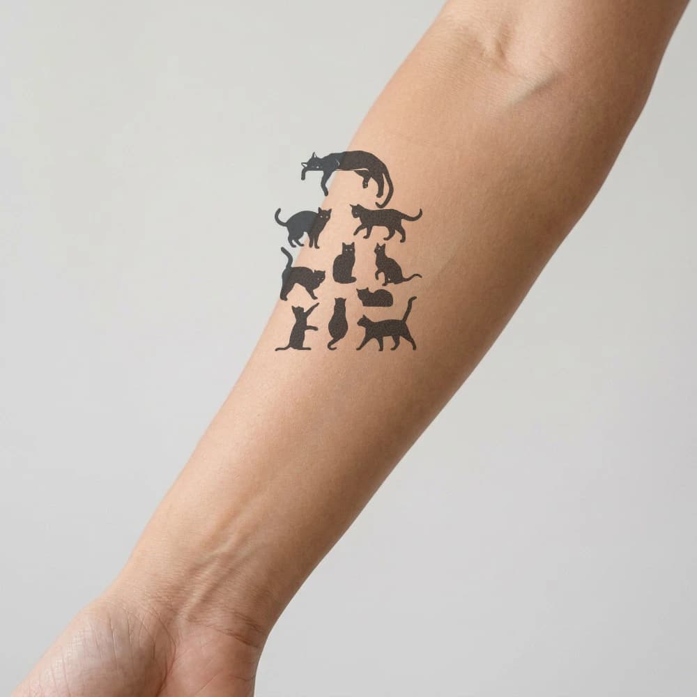 High-fidelity 5-year healed tattoo simulation composite