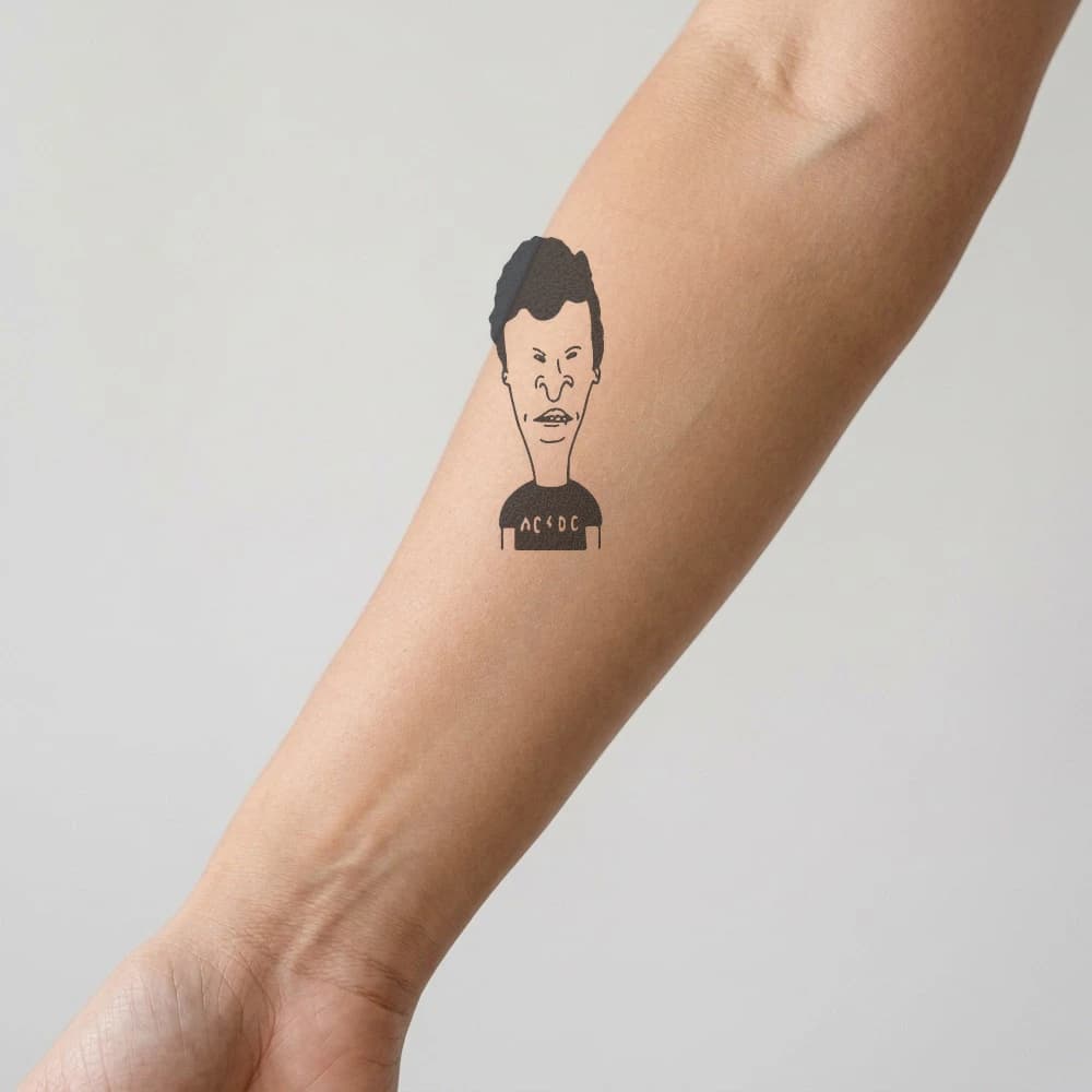 High-fidelity 5-year healed tattoo simulation composite