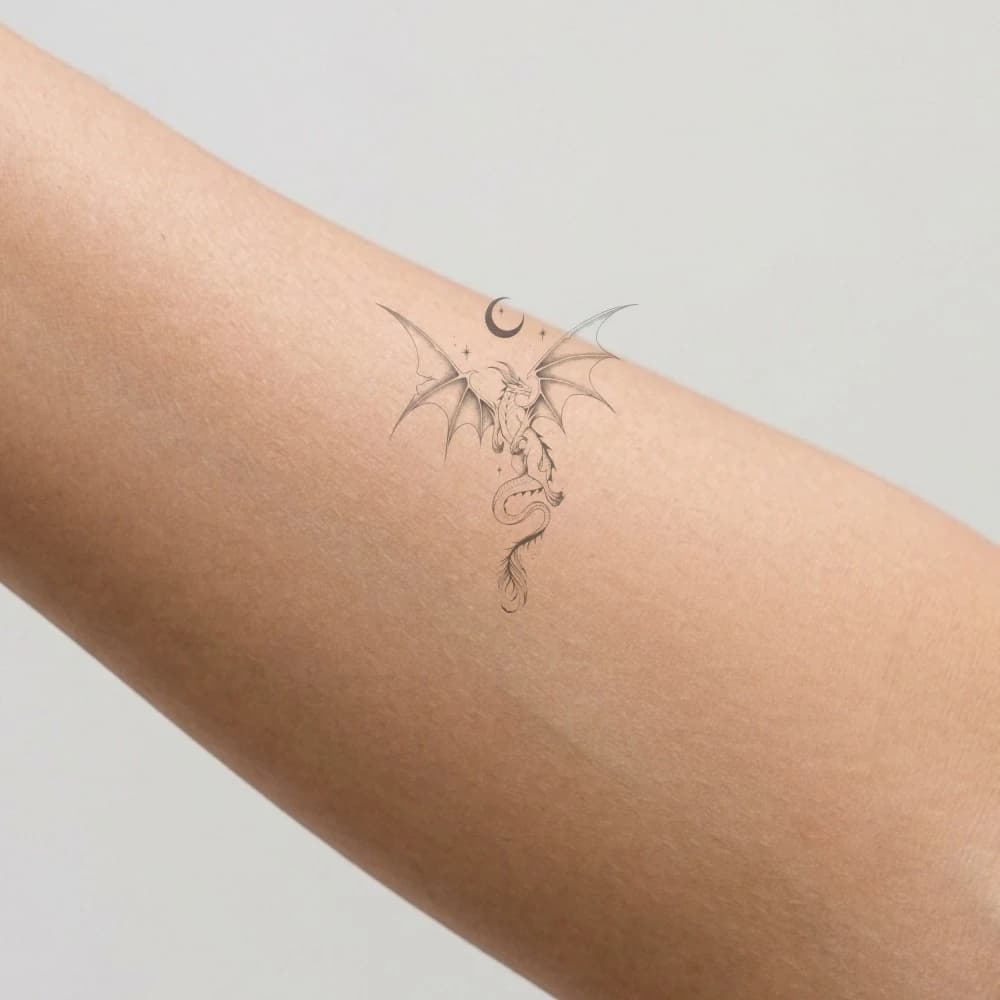 High-fidelity 5-year healed tattoo simulation composite