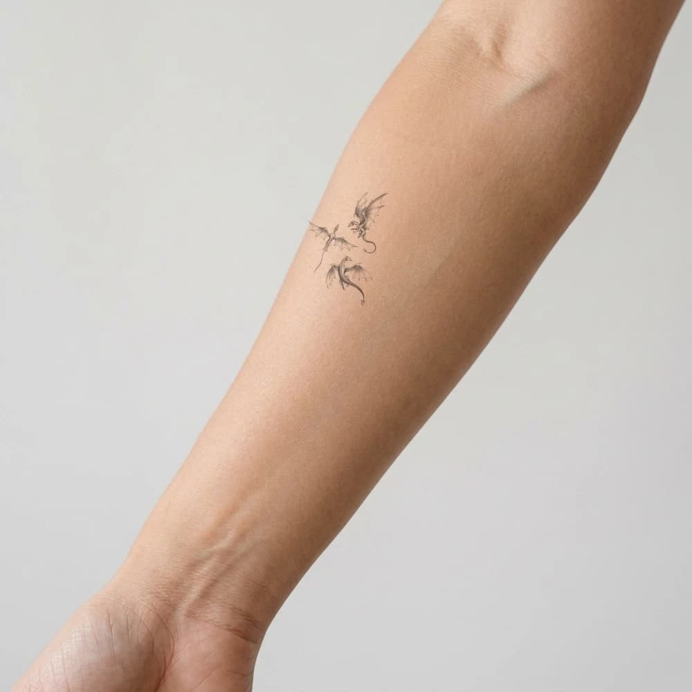 High-fidelity 5-year healed tattoo simulation composite