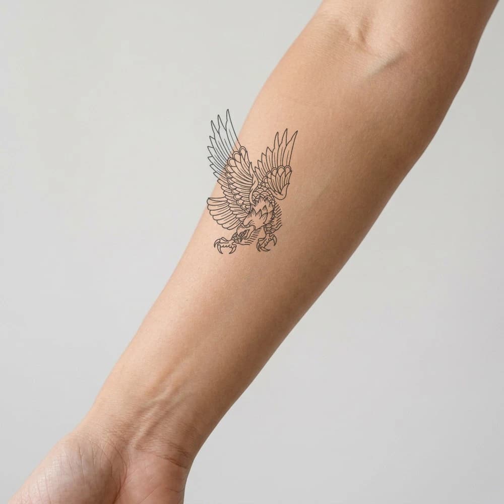 High-fidelity 5-year healed tattoo simulation composite